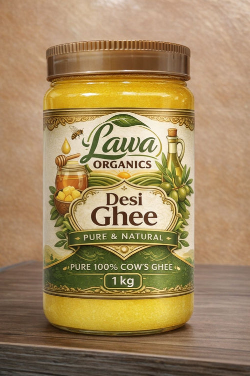 Organic Cow Desi Ghee by Lawa Organics