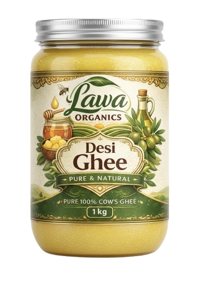 Organic Cow Desi Ghee by Lawa Organics